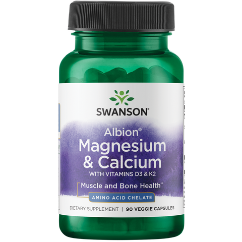 Albion Magnesium & Calcium with Vitamins D3 & K2