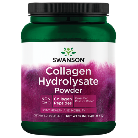 Collagen Hydrolysate Powder - Collagen Peptides 16 oz Pwdr