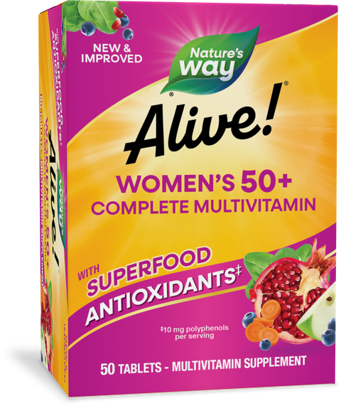 Alive! Womens 50+ 50 tabs 3/band