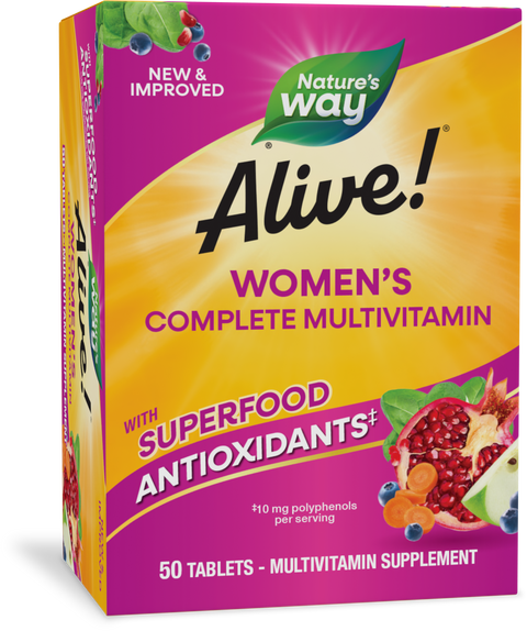Alive! Womens 50 tabs 3/band