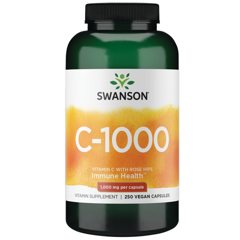Vitamin C with Rose Hips 1.000 mg 250 caps