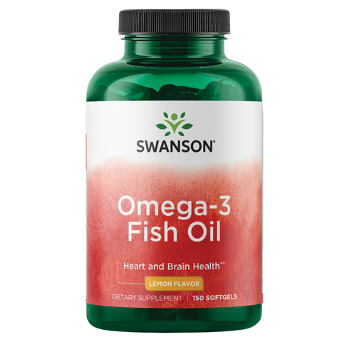 Omega-3 Fish Oil - Lemon Flavor 150 sgel