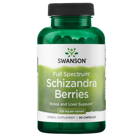 Full Spectrum Schizandra Berries 525 mg 90 caps