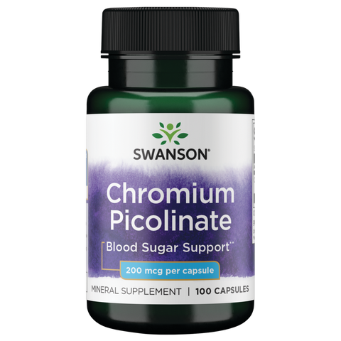 Chromium Picolinate 200 mcg 100 caps